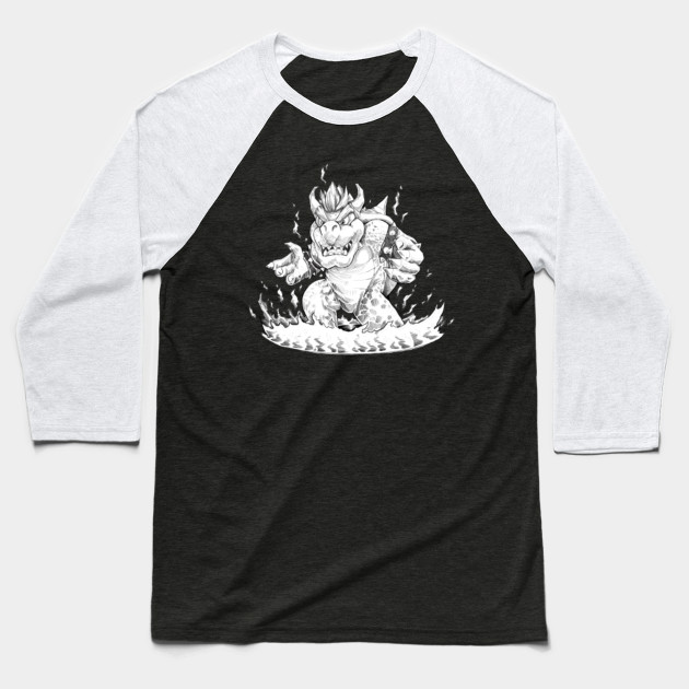 King of Koopas - Bowser - Baseball T-Shirt | TeePublic